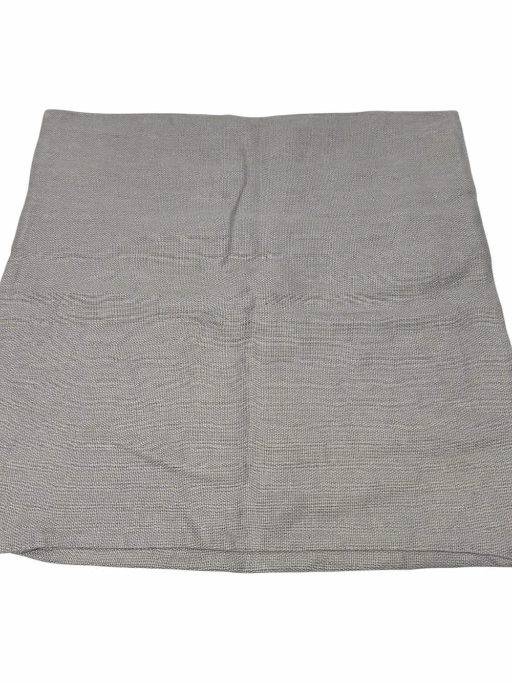 Pottery Barn Textured Linen Big Button 18x18 Gray Pillow Cover